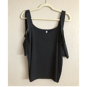 ASOS cold shoulder ribbon cami NWOT